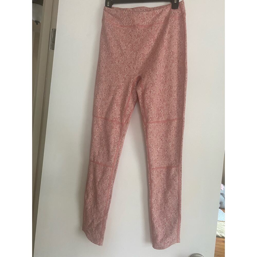 Gymshark fleur texture leggings moroccan brick nwt womens size L workout gym